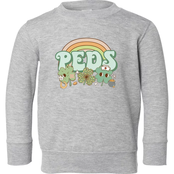 Pediatrics Nurse St Patricks Day Toddler Sweatshirt