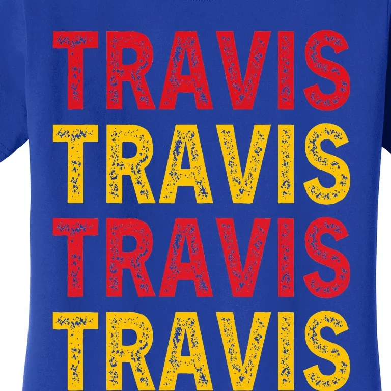 Personalized Name Travis I Love Travis Women's T-Shirt