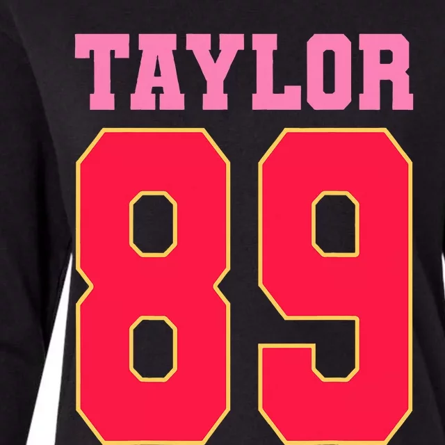 Pink Numbers Ta.Ylor Womens Cotton Relaxed Long Sleeve T-Shirt