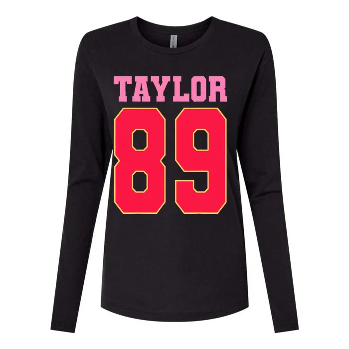 Pink Numbers Ta.Ylor Womens Cotton Relaxed Long Sleeve T-Shirt