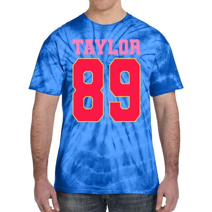 Pink Numbers Ta.Ylor Tie-Dye T-Shirt