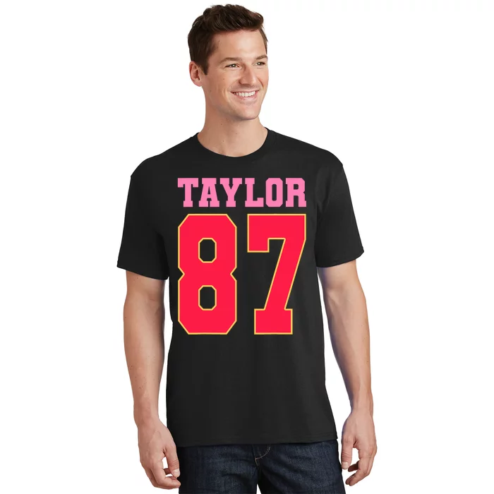 Pink Numbers Taylor 87 T-Shirt