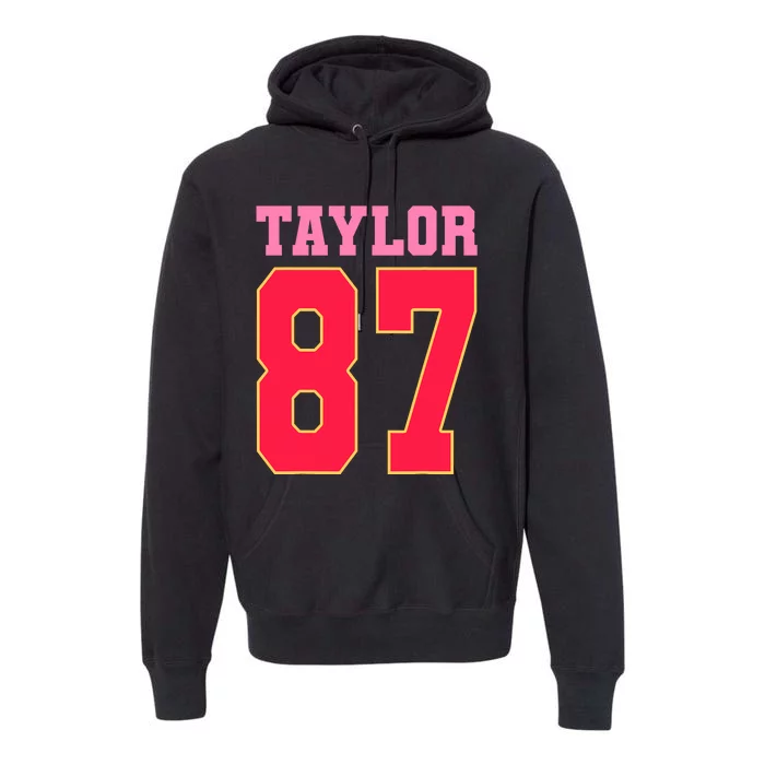 Pink Numbers Taylor 87 Premium Hoodie