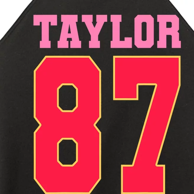 Pink Numbers Taylor 87 Women’s Perfect Tri Rocker Tank