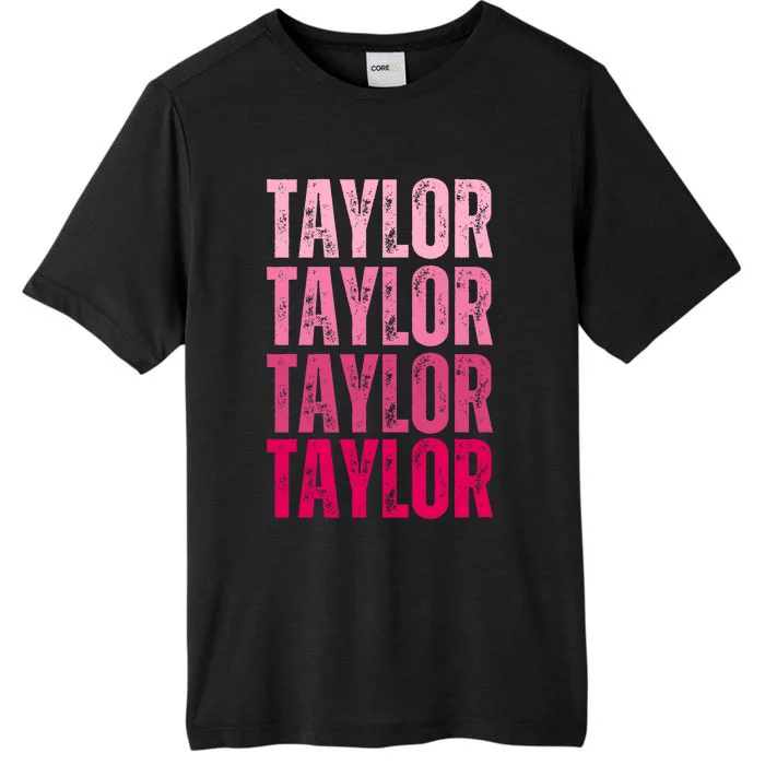 Personalized Name Taylor I Love Taylor ChromaSoft Performance T-Shirt