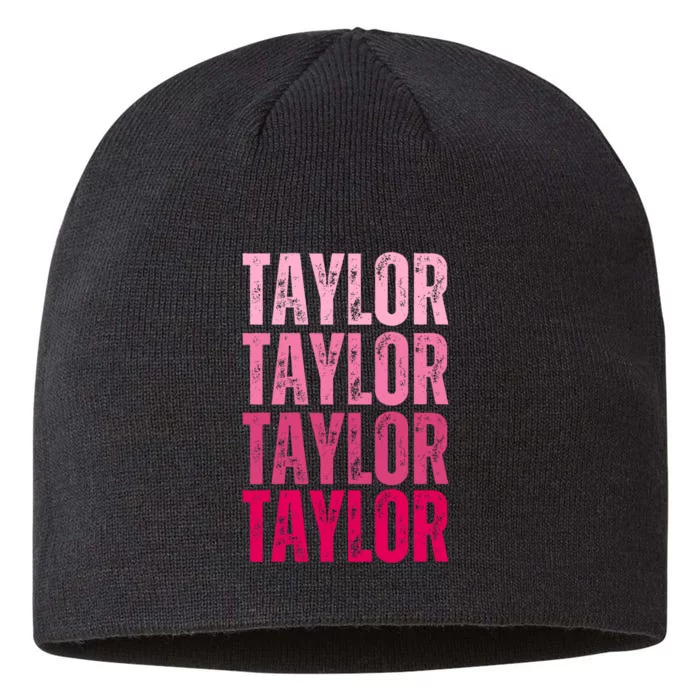 Personalized Name Taylor I Love Taylor 8 1/2in Sustainable Knit Beanie