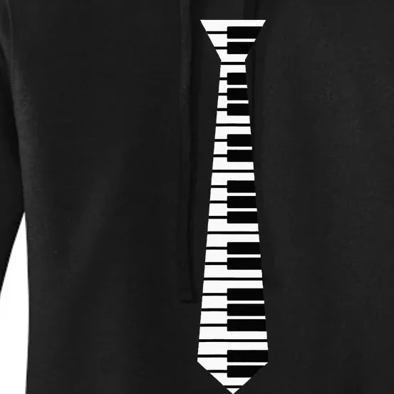 Piano Neck Tie Funny Humorous Keyboard Music Player Fun Gift Women's Pullover Hoodie