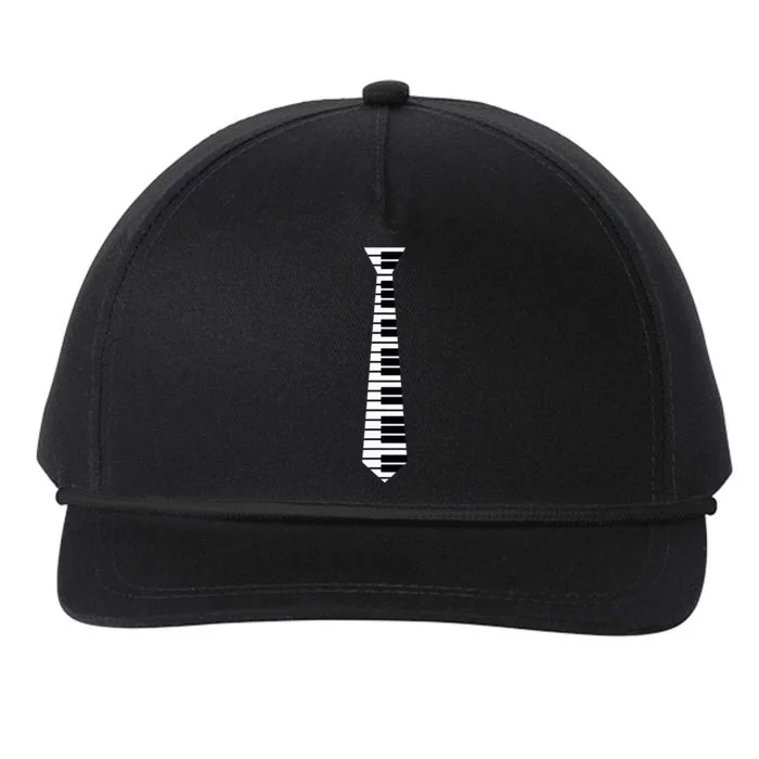 Piano Neck Tie Funny Humorous Keyboard Music Player Fun Gift Snapback Five-Panel Rope Hat