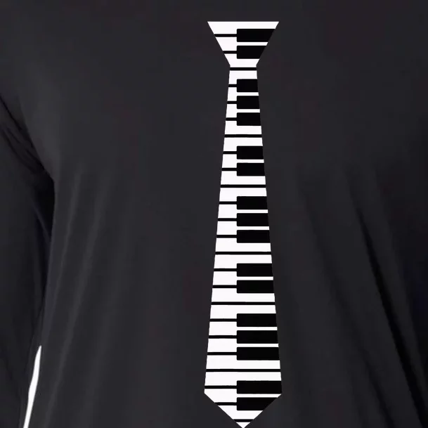 Piano Neck Tie Funny Humorous Keyboard Music Player Fun Gift Cooling Performance Long Sleeve Crew