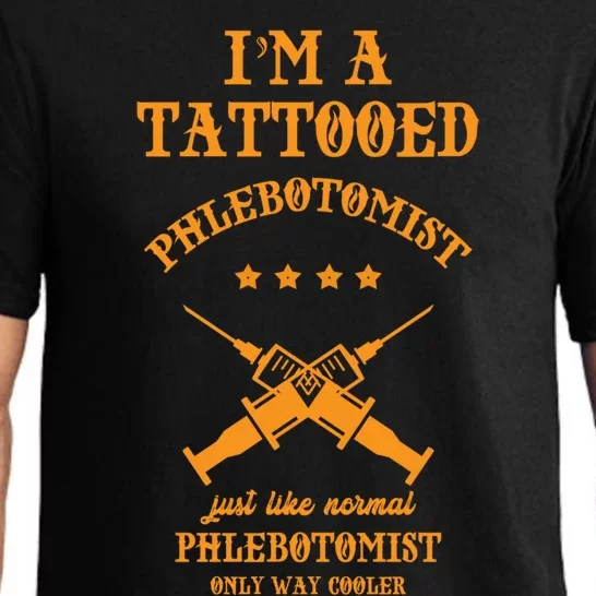 Phlebotomy Nurse Tattooed Phlebotomist Phlebotomist Gift Pajama Set