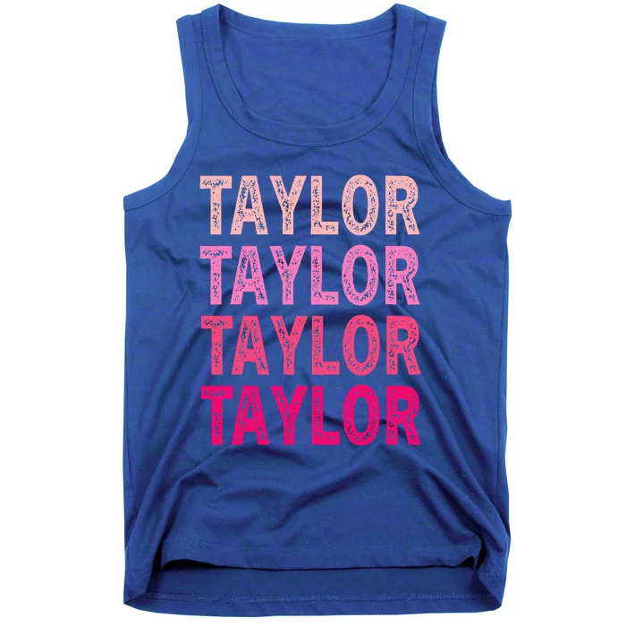 Personalized Name Taylor I Love Taylor Tank Top