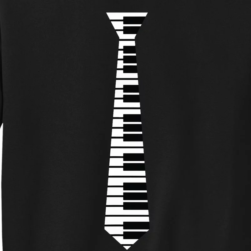 Piano Neck Tie Funny Humorous Keyboard Music Player Fun Gift Tall Sweatshirt