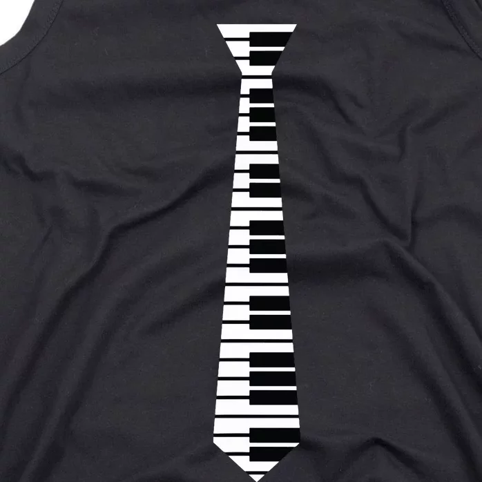 Piano Neck Tie Funny Humorous Keyboard Music Player Fun Gift Tank Top