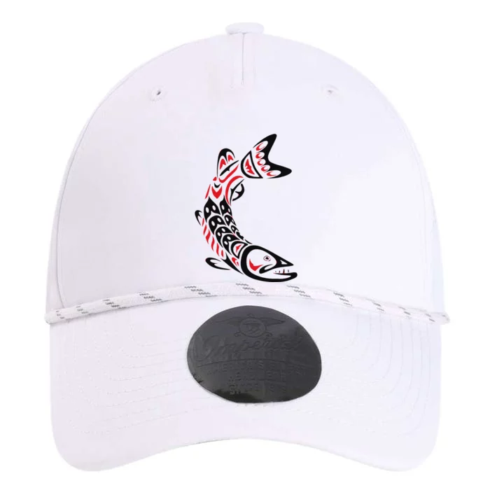 Pacific Northwest tribe art Salmon Fish Saltwater Fish Performance The Dyno Cap