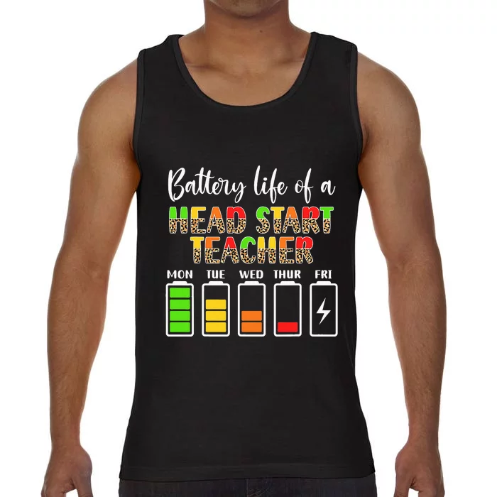 Preschool Nursery Teacher Battery Life Pre-K Instructor Comfort Colors® Tank Top