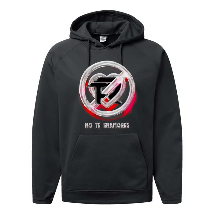 Pero No Te Enamores Fuerza Pnte Performance Fleece Hoodie