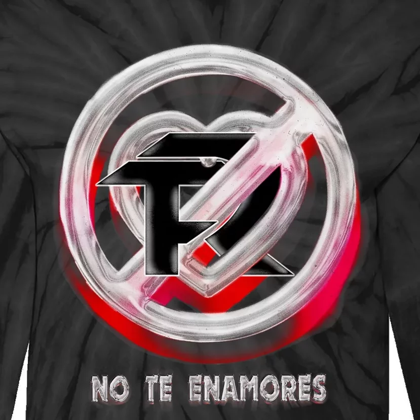 Pero No Te Enamores Fuerza Pnte Tie-Dye Long Sleeve Shirt