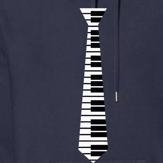 Piano Neck Tie Funny Humorous Keyboard Music Player Fun Gift Premium Hoodie