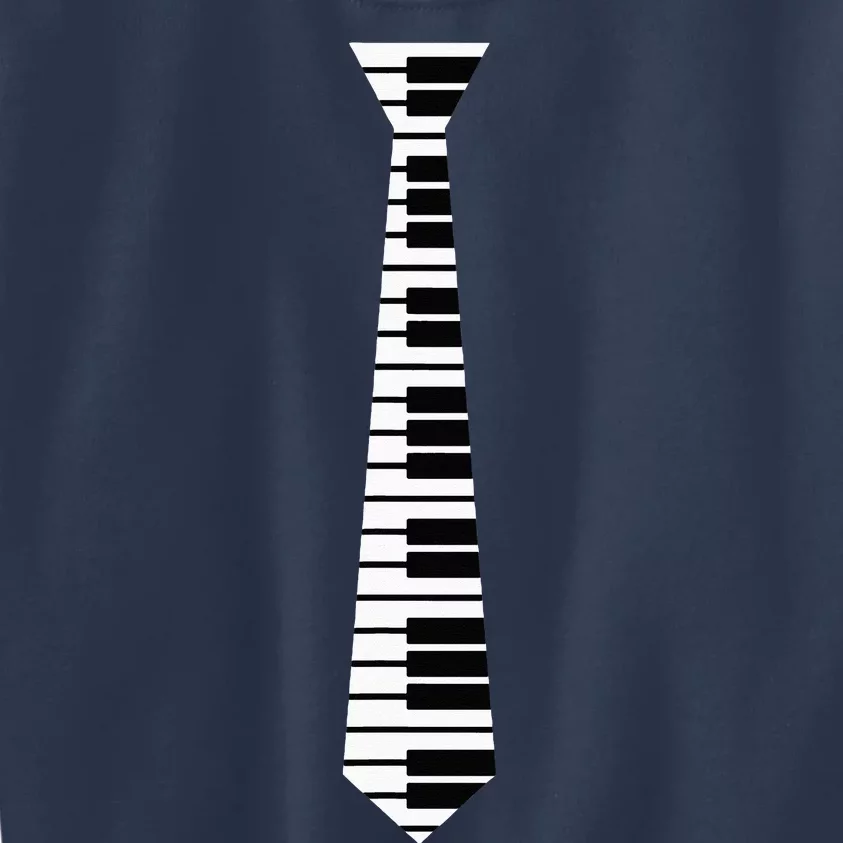 Piano Neck Tie Funny Humorous Keyboard Music Player Fun Gift Kids Sweatshirt