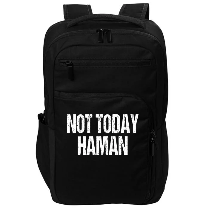 Purim Not Today Haman Costume Impact Tech Backpack