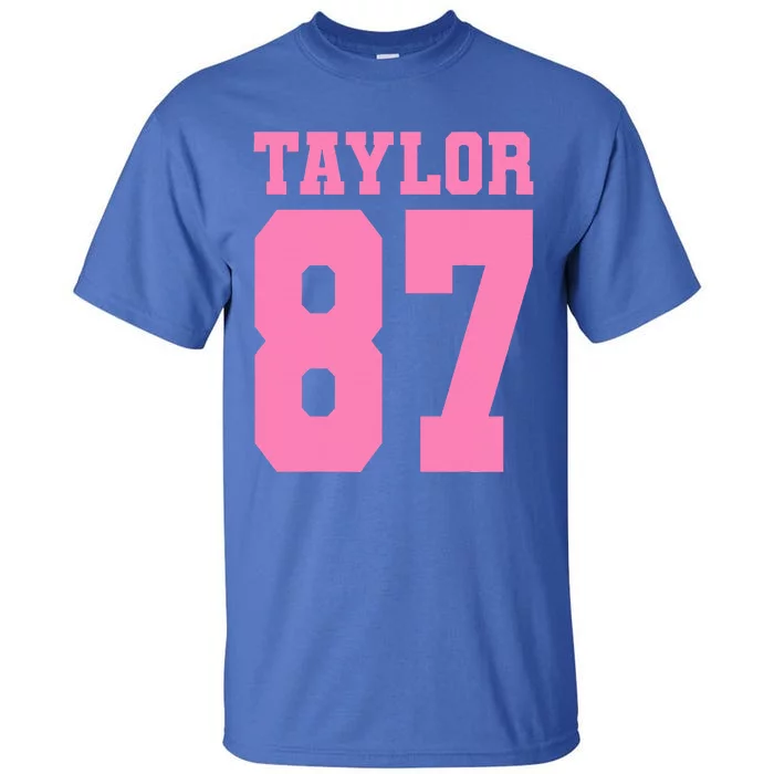 Pink Numbers Tay.Lor Tall T-Shirt