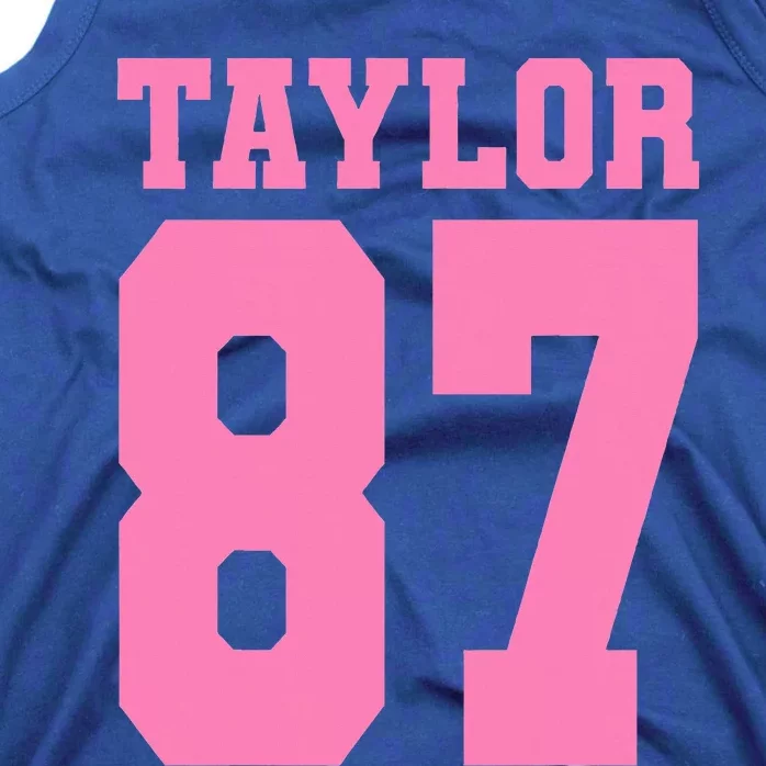 Pink Numbers Tay.Lor Tank Top