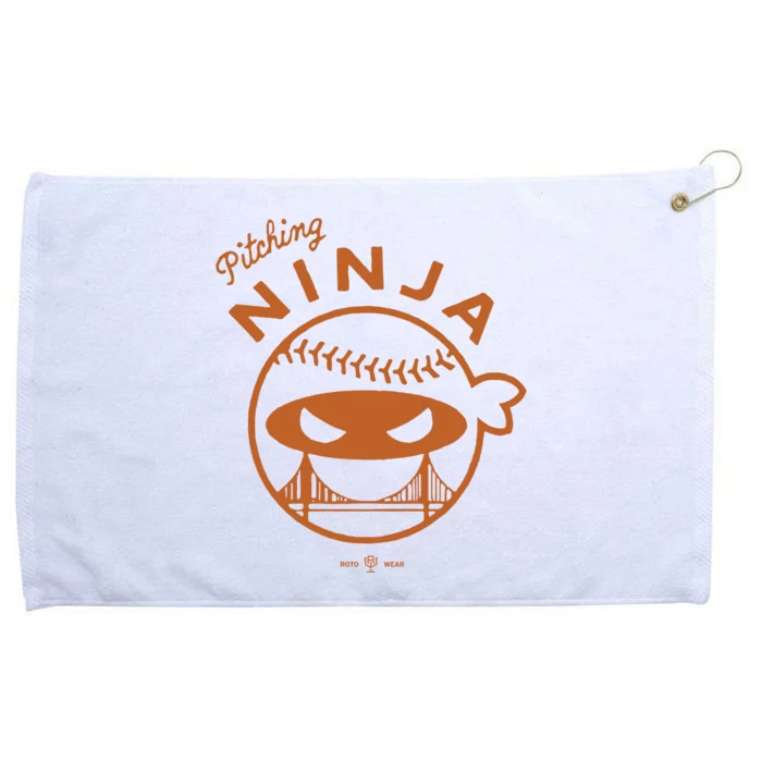 Pitching Ninja The City Grommeted Golf Towel