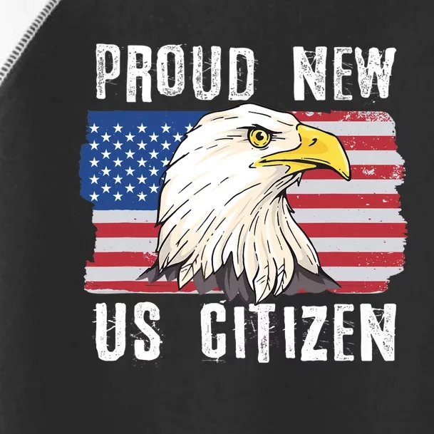 Proud New US Citizen Citizenship New USA Citizen Toddler Fine Jersey T-Shirt