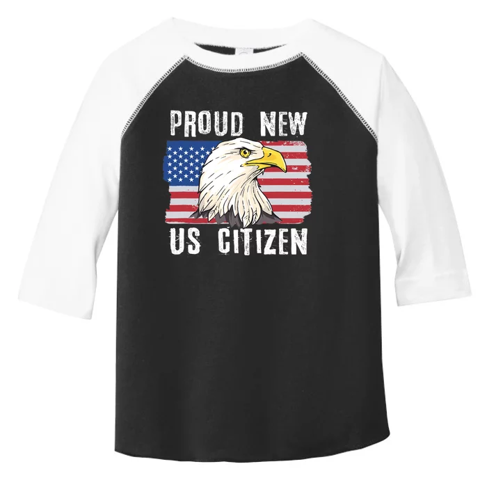 Proud New US Citizen Citizenship New USA Citizen Toddler Fine Jersey T-Shirt