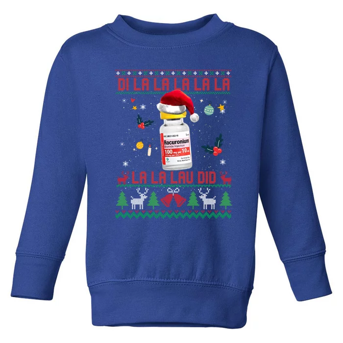 Pharmacist Nurse Ugly Christmas Sweater Di La La Lav Did Great Gift Toddler Sweatshirt