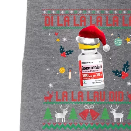 Pharmacist Nurse Ugly Christmas Sweater Di La La Lav Did Gift Doggie 3-End Fleece Hoodie