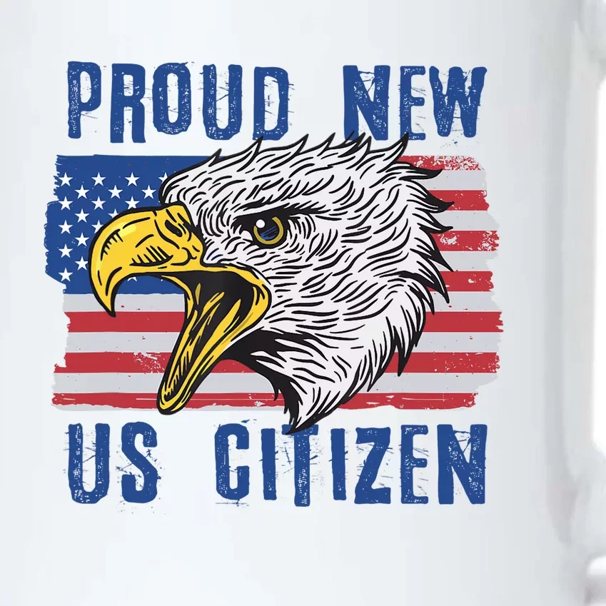 Proud New US Citizen Citizenship New USA Citizen Black Color Changing Mug