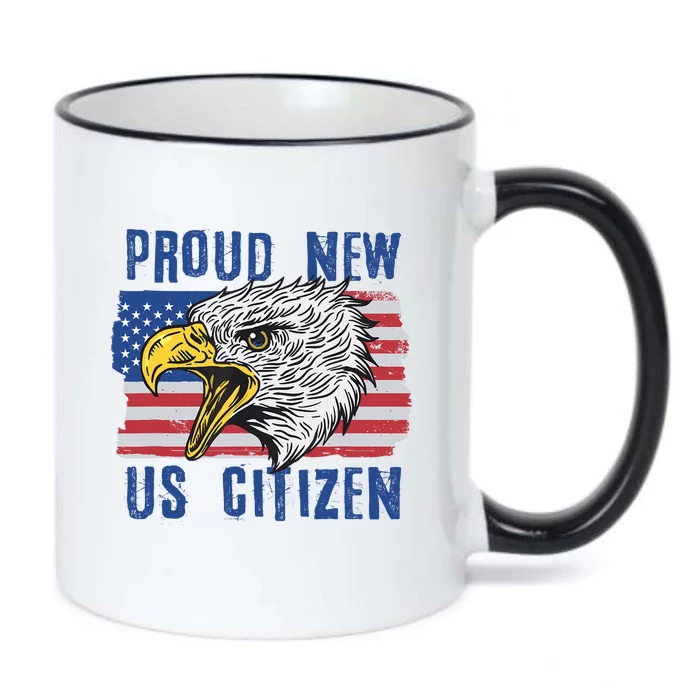 Proud New US Citizen Citizenship New USA Citizen Black Color Changing Mug