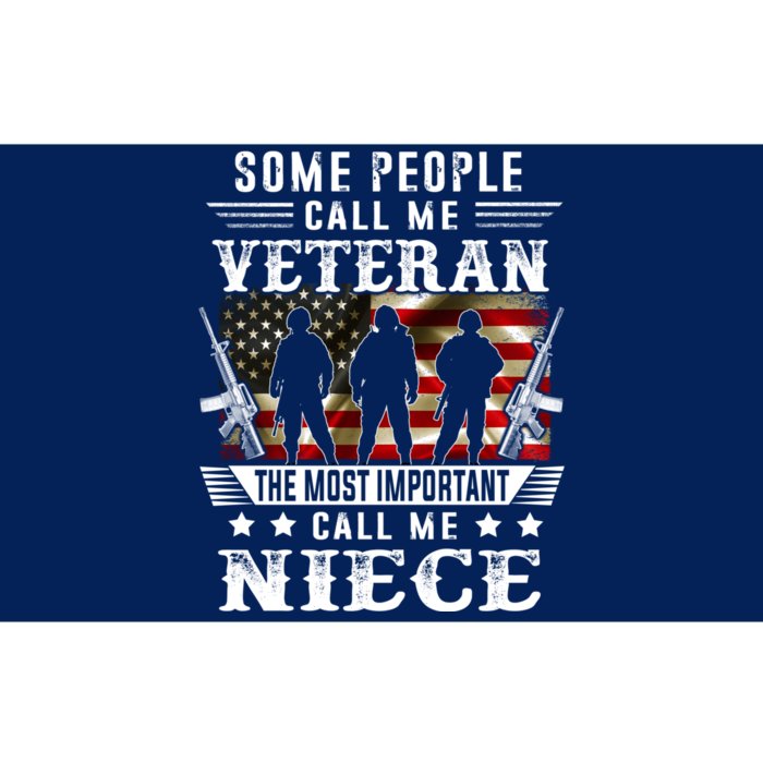 Proud Niece Veteran American Flag Gifts VeteranS Day Niece Bumper Sticker