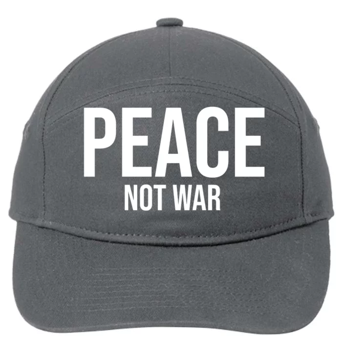 Peace Not War 7-Panel Snapback Hat