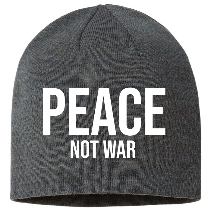 Peace Not War 8 1/2in Sustainable Knit Beanie