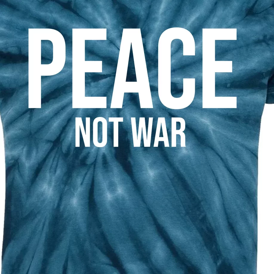 Peace Not War Kids Tie-Dye T-Shirt