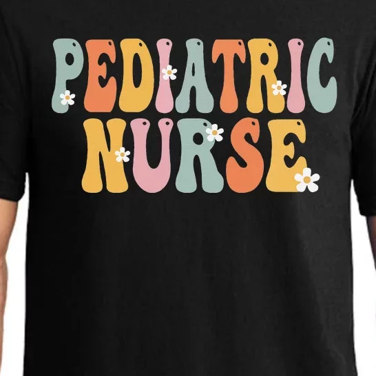 Pediatric Nurse Week Groovy Appreciation Day For Work Pajama Set