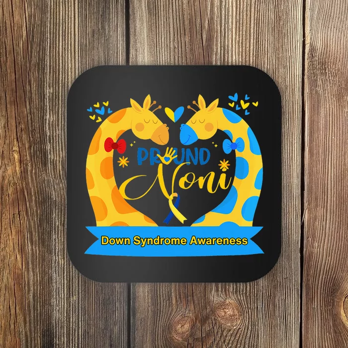 Proud Noni World Down Syndrome Awareness Day Coaster