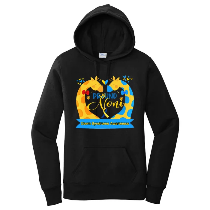 Proud Noni World Down Syndrome Awareness Day Women's Pullover Hoodie