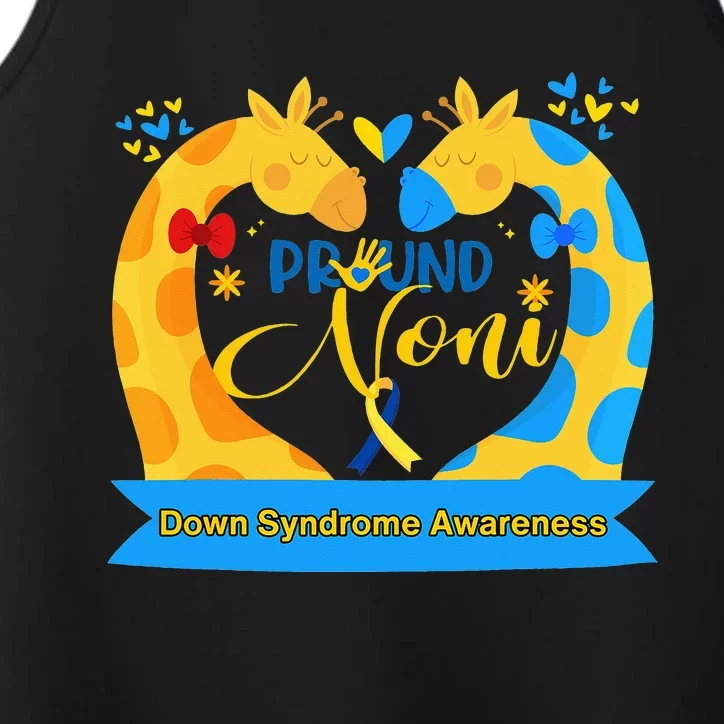 Proud Noni World Down Syndrome Awareness Day Performance Tank