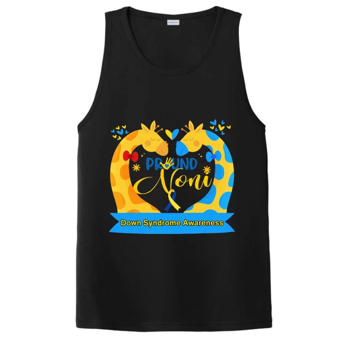 Proud Noni World Down Syndrome Awareness Day Performance Tank