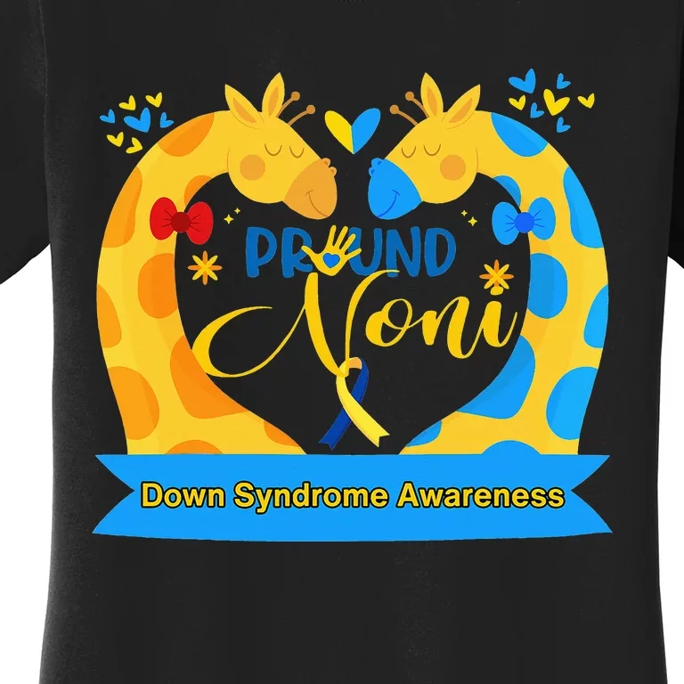 Proud Noni World Down Syndrome Awareness Day Women's T-Shirt