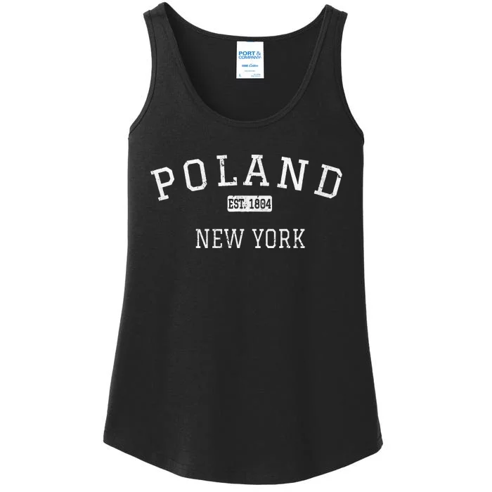 Poland New York Ny Vintage Ladies Essential Tank