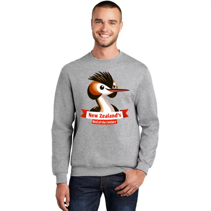 Puteketeke New ZealandS Bird Of The Century Tall Sweatshirt