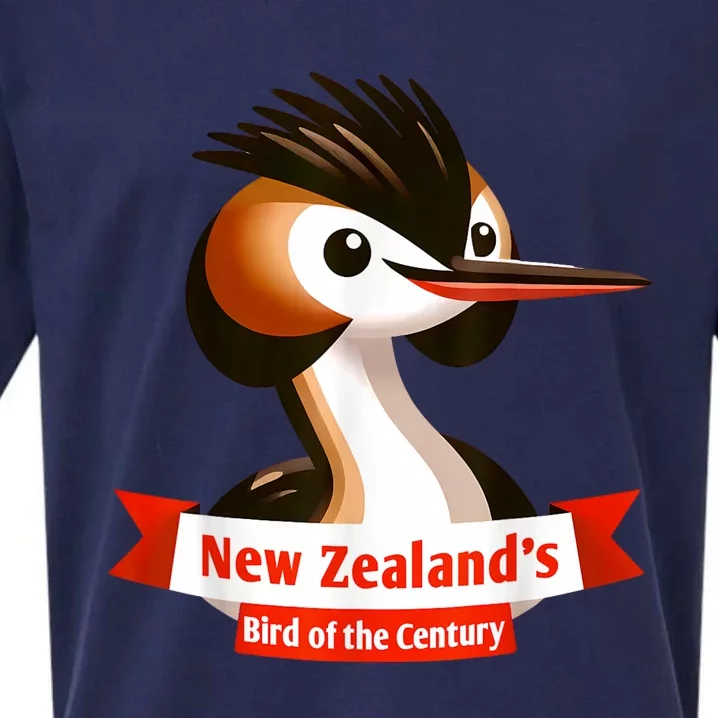 Puteketeke New ZealandS Bird Of The Century Sueded Cloud Jersey T-Shirt