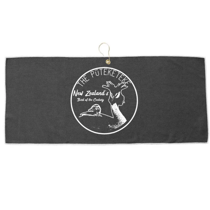 Puteketeke New ZealandS Bird Of The Century Large Microfiber Waffle Golf Towel