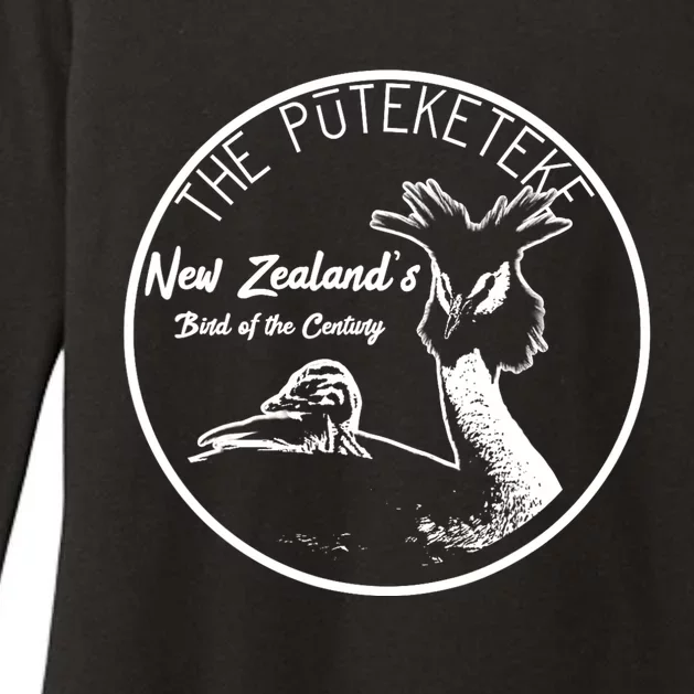 Puteketeke New ZealandS Bird Of The Century Womens CVC Long Sleeve Shirt