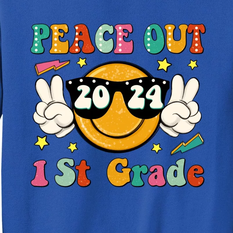 Peace Out 2024 1st Grade Tall Sweatshirt