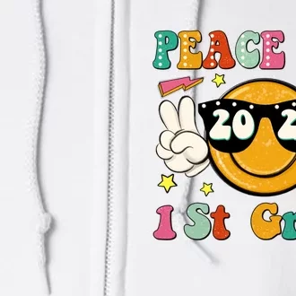 Peace Out 2024 1st Grade Full Zip Hoodie